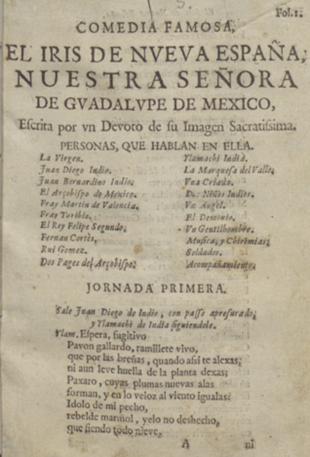El iris de Nueva España